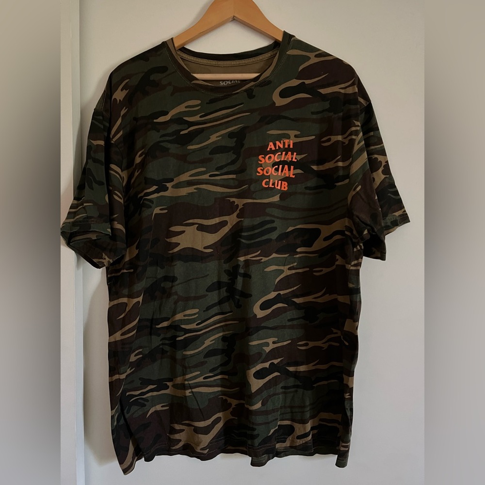 Anti social social club mens t-shirt